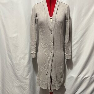 bobi Gray Long Cardigan Sweater XS147